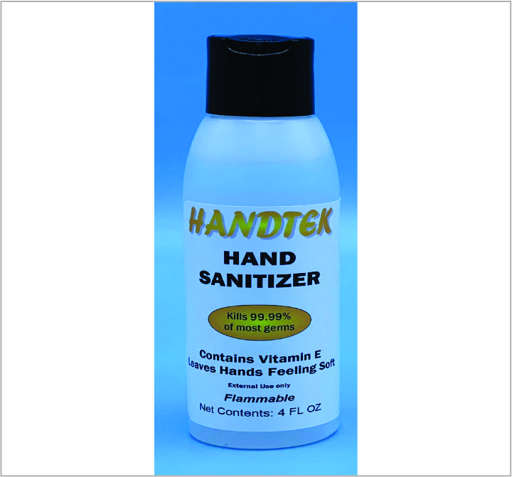 HandTek Sanitizer 4oz Bottle